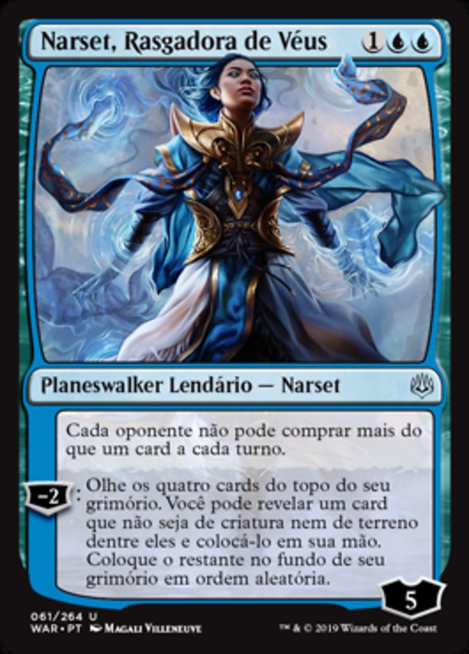 Narset, Rasgadora de Véus / Narset, Parter of Veils - Magic: The Gathering - MoxLand