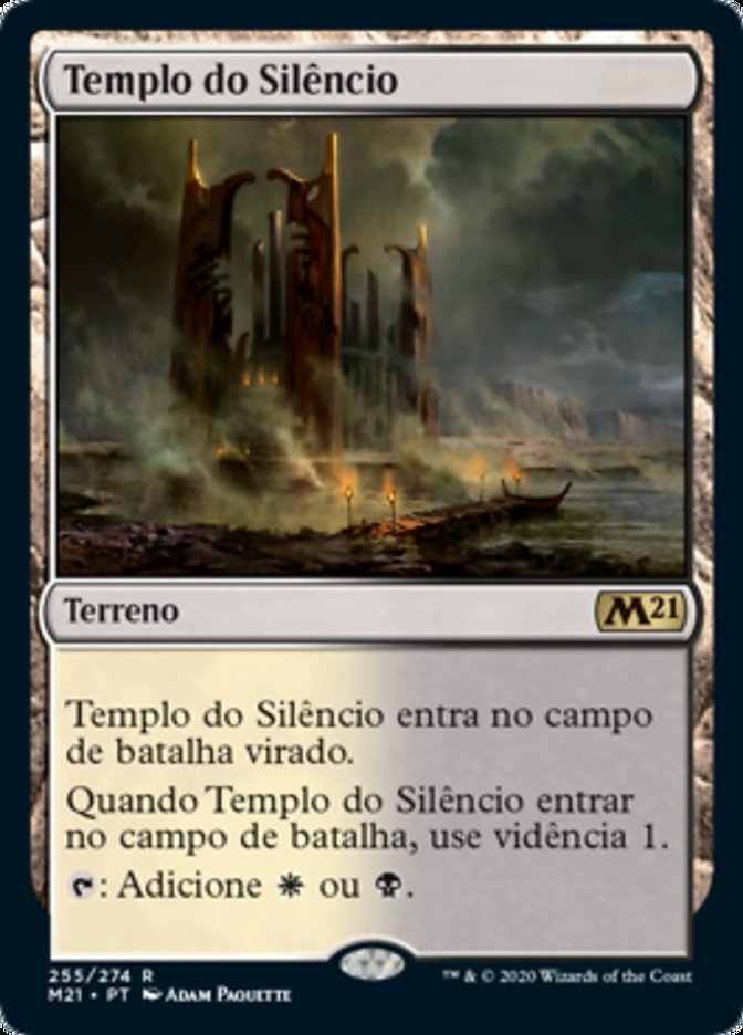 Templo do Silêncio / Temple of Silence - Magic: The Gathering - MoxLand