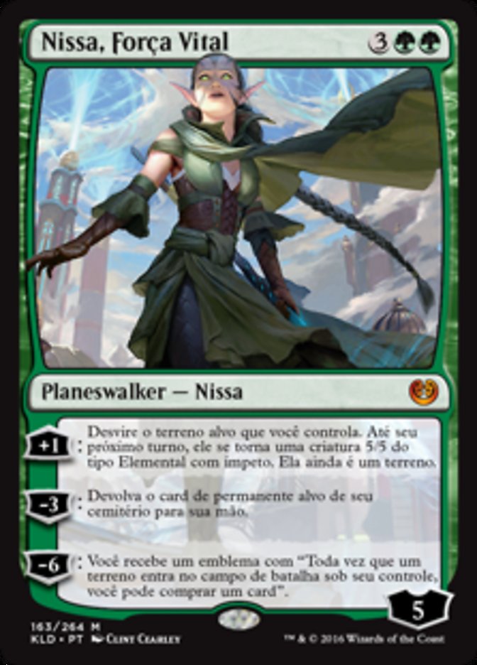 Nissa, Força Vital / Nissa, Vital Force - Magic: The Gathering - MoxLand