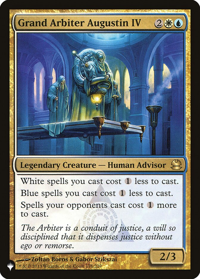 Árbitro-Mor Agostinho IV / Grand Arbiter Augustin IV - Magic: The Gathering - MoxLand