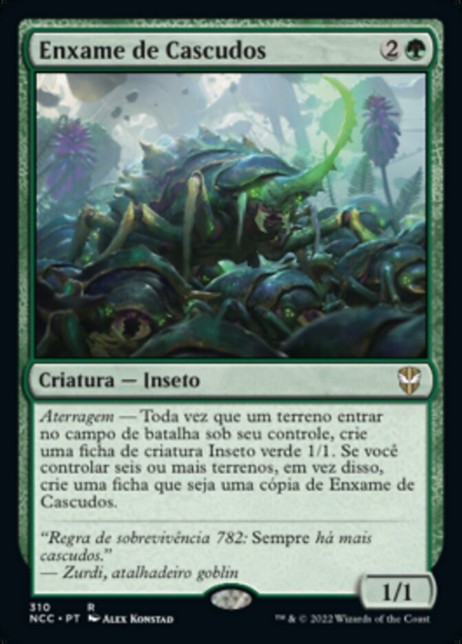 Enxame de Cascudos / Scute Swarm - Magic: The Gathering - MoxLand