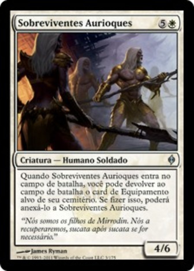 Sobreviventes Aurioques / Auriok Survivors - Magic: The Gathering - MoxLand