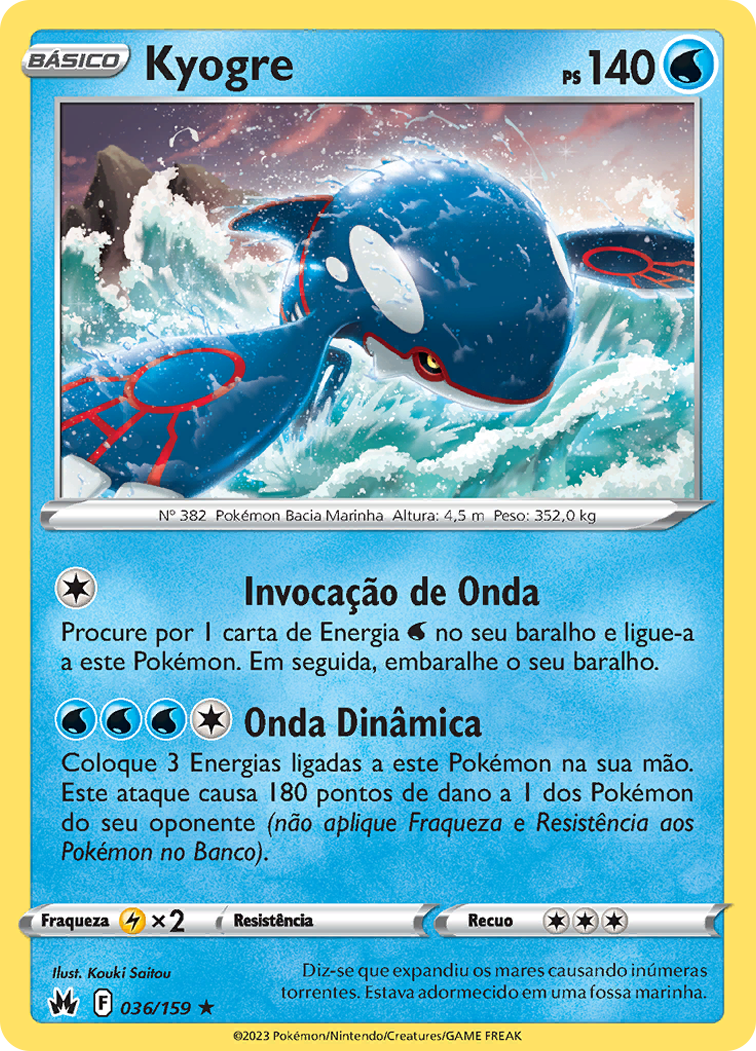 Kyogre - Pokémon TCG - MoxLand