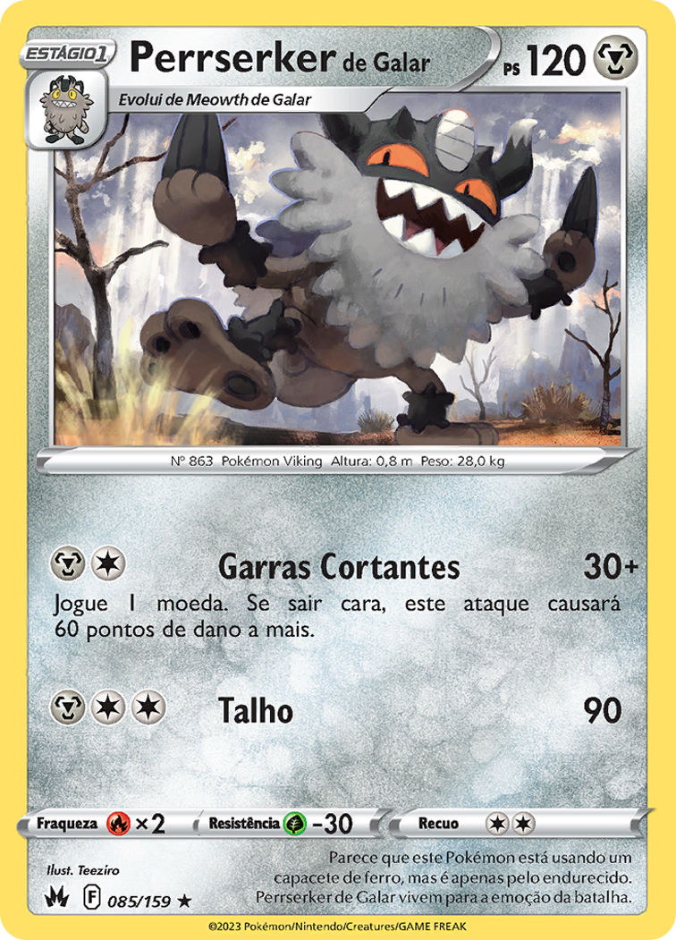 Perrserker de Galar - Pokémon TCG - MoxLand