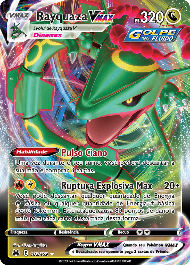 Rayquaza VMAX - Realeza Absoluta | Pokémon | MoxLand