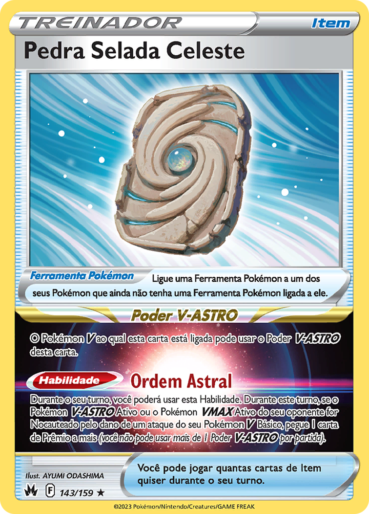 Pedra Selada Celeste - Pokémon TCG - MoxLand