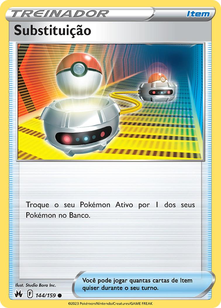 Substituição - Pokémon TCG - MoxLand