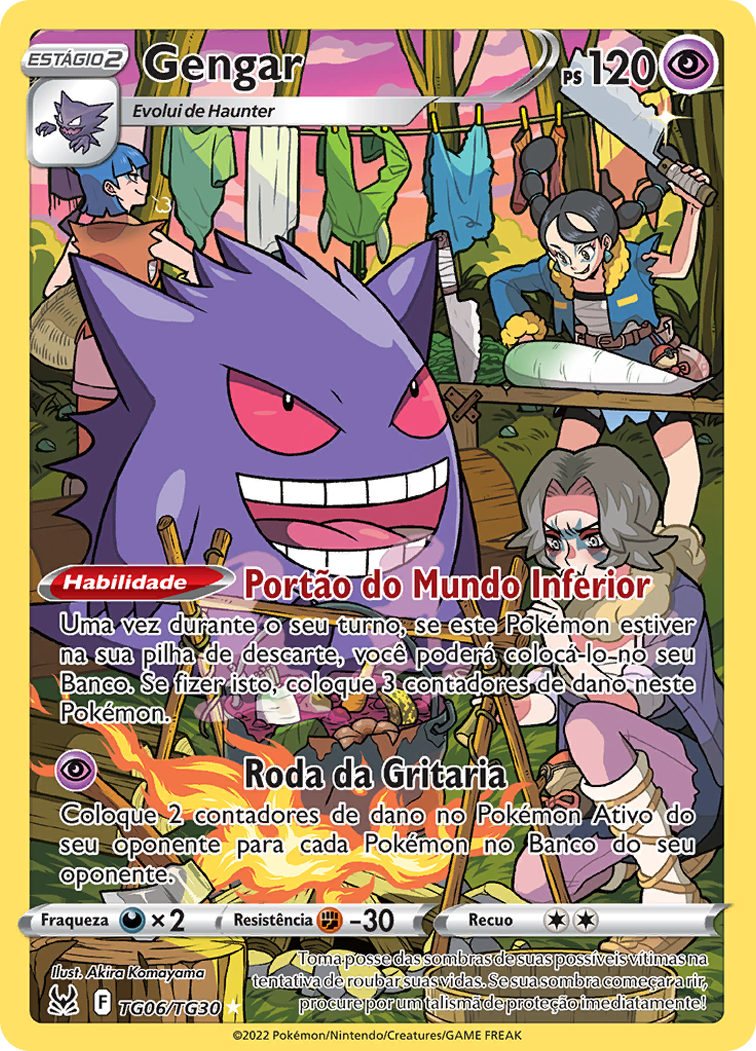 Quadro e poster Evolução Gengar - Pokemon - Quadrorama