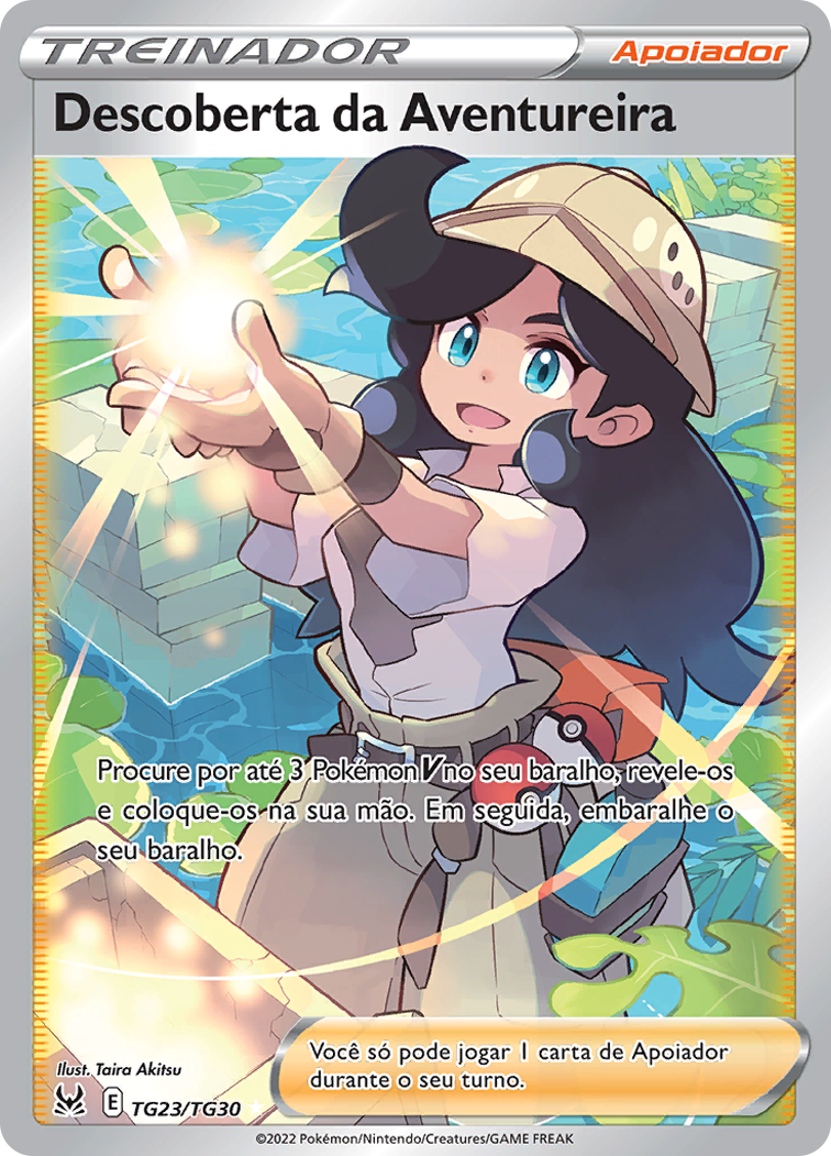 Descoberta da Aventureira - Pokémon TCG - MoxLand