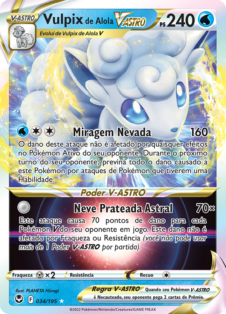 Vulpix de Alola V-ASTRO - Pokémon TCG - MoxLand