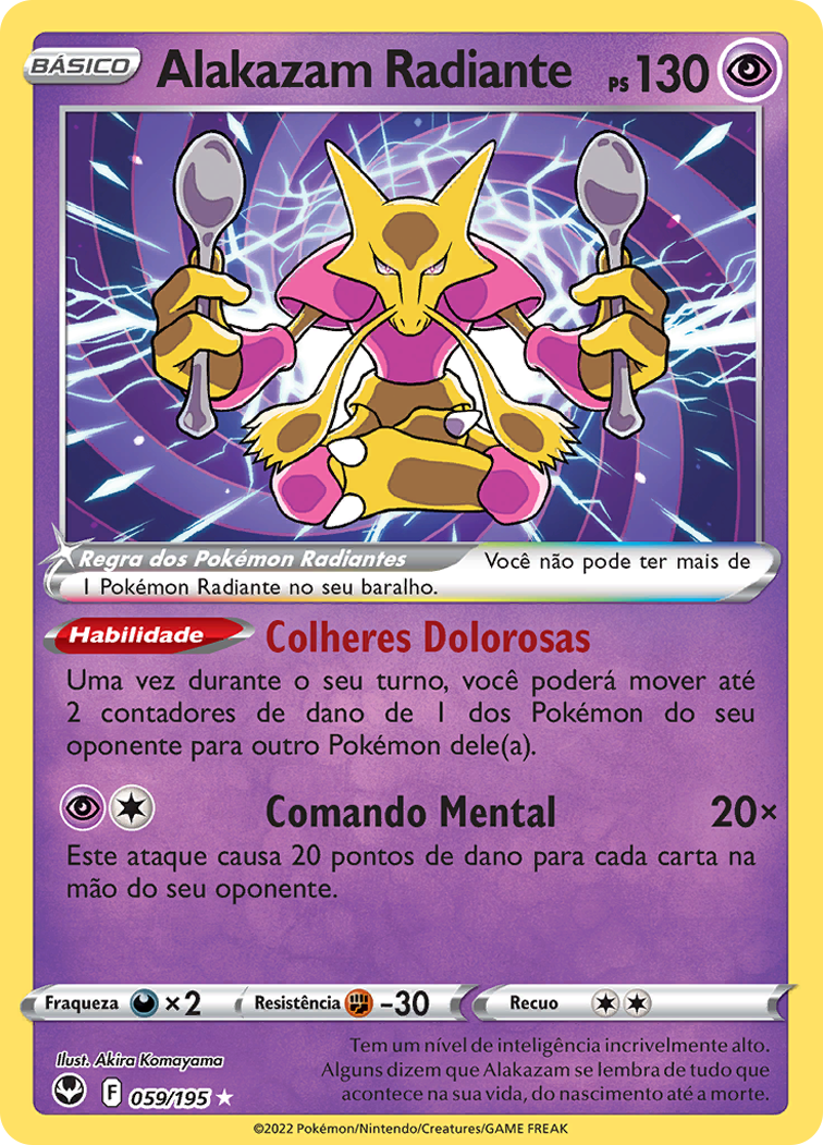 Alakazam Radiante - Pokémon TCG - MoxLand