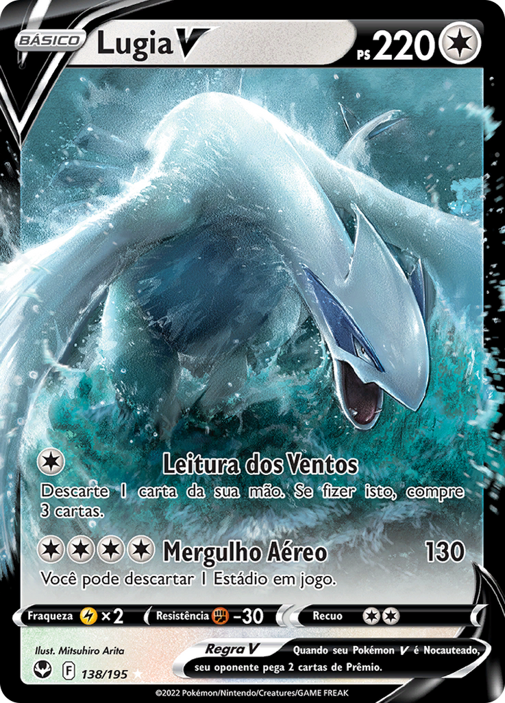Lugia V - Espada e Escudo - Tempestade Prateada | Pokémon | MoxLand