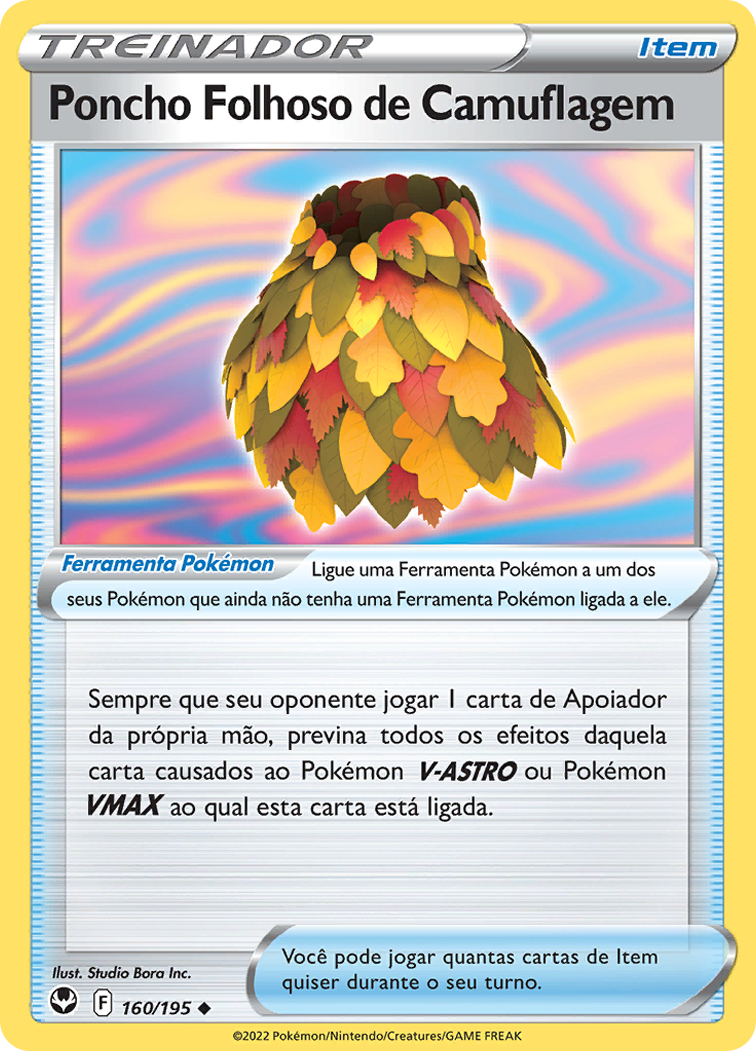 Poncho Folhoso de Camuflagem - Pokémon TCG - MoxLand