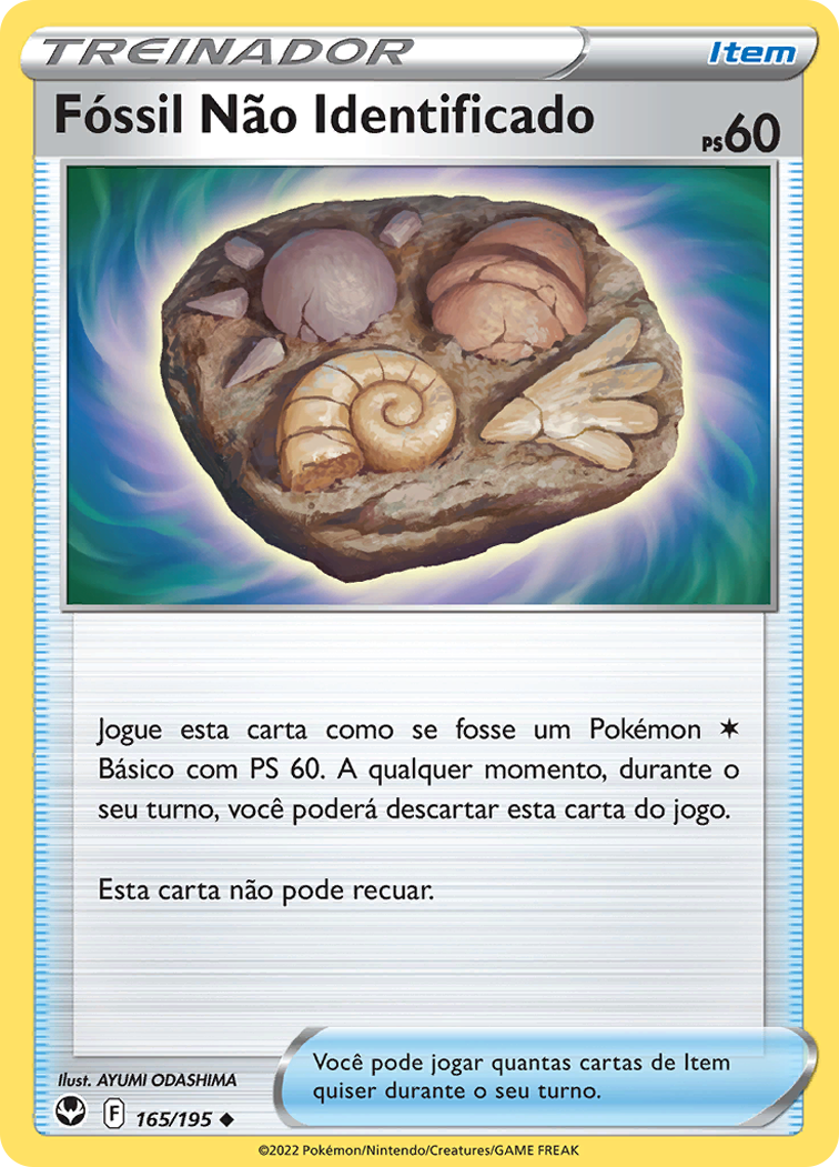 Fóssil Não Identificado - Pokémon TCG - MoxLand