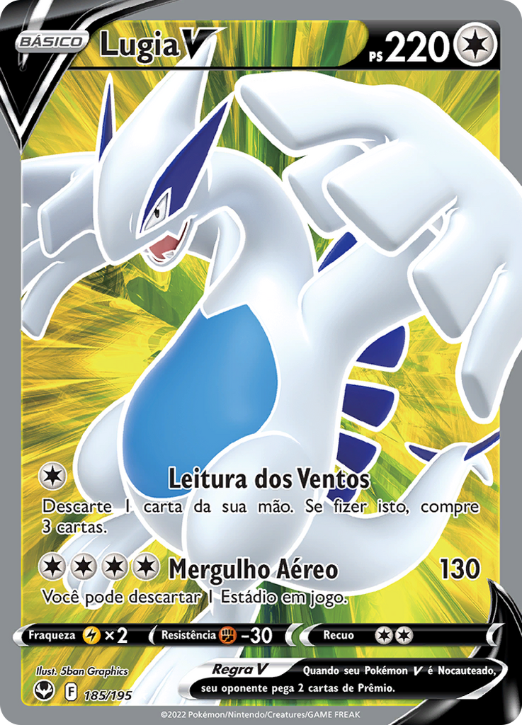 Lugia V - Espada e Escudo - Tempestade Prateada | Pokémon | MoxLand