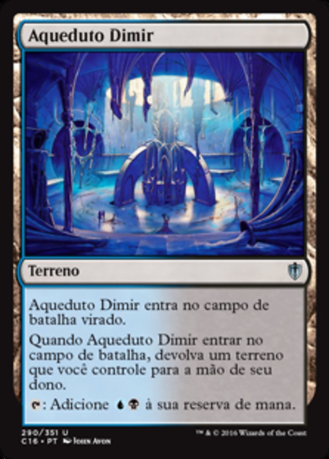 Aqueduto Dimir / Dimir Aqueduct - Magic: The Gathering - MoxLand