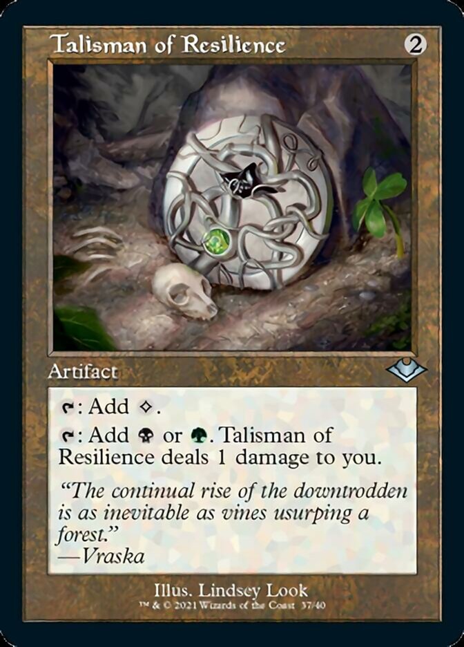 Talismã da Resiliência / Talisman of Resilience - Magic: The Gathering - MoxLand