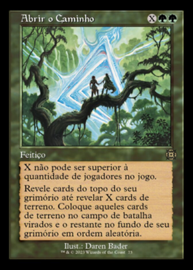 Abrir o Caminho / Open the Way - Magic: The Gathering - MoxLand