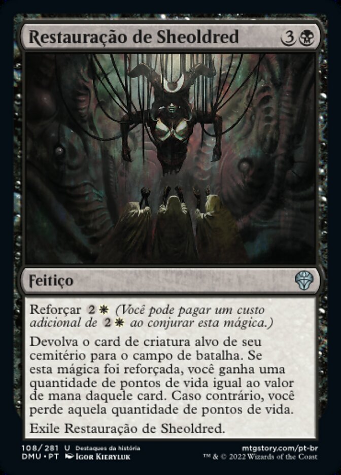 Restauração de Sheoldred / Sheoldred's Restoration - Magic: The Gathering - MoxLand