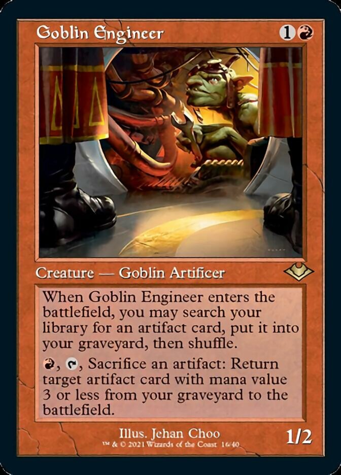 Engenheiro Goblin / Goblin Engineer - Magic: The Gathering - MoxLand