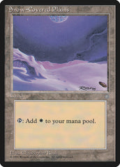 Planície Nevada / Snow-Covered Plains - Magic: The Gathering - MoxLand