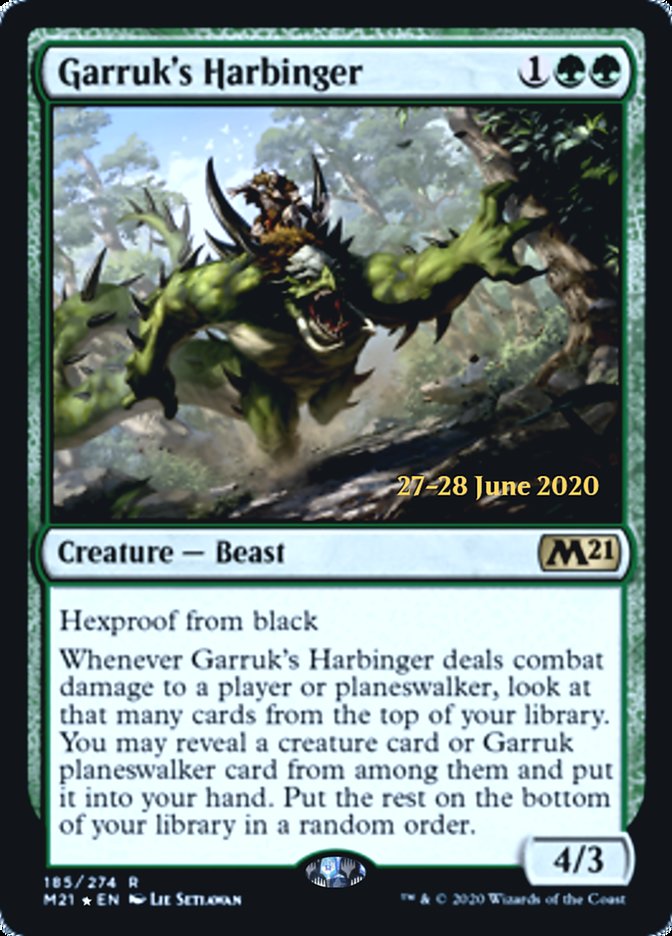 Anunciador de Garruk / Garruk's Harbinger - Magic: The Gathering - MoxLand