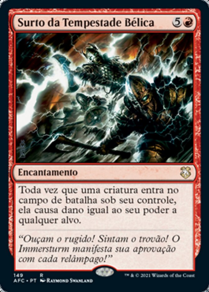 Surto da Tempestade Bélica / Warstorm Surge - Magic: The Gathering - MoxLand