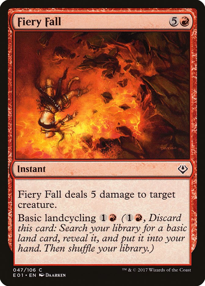 Queda Ardente / Fiery Fall - Magic: The Gathering - MoxLand