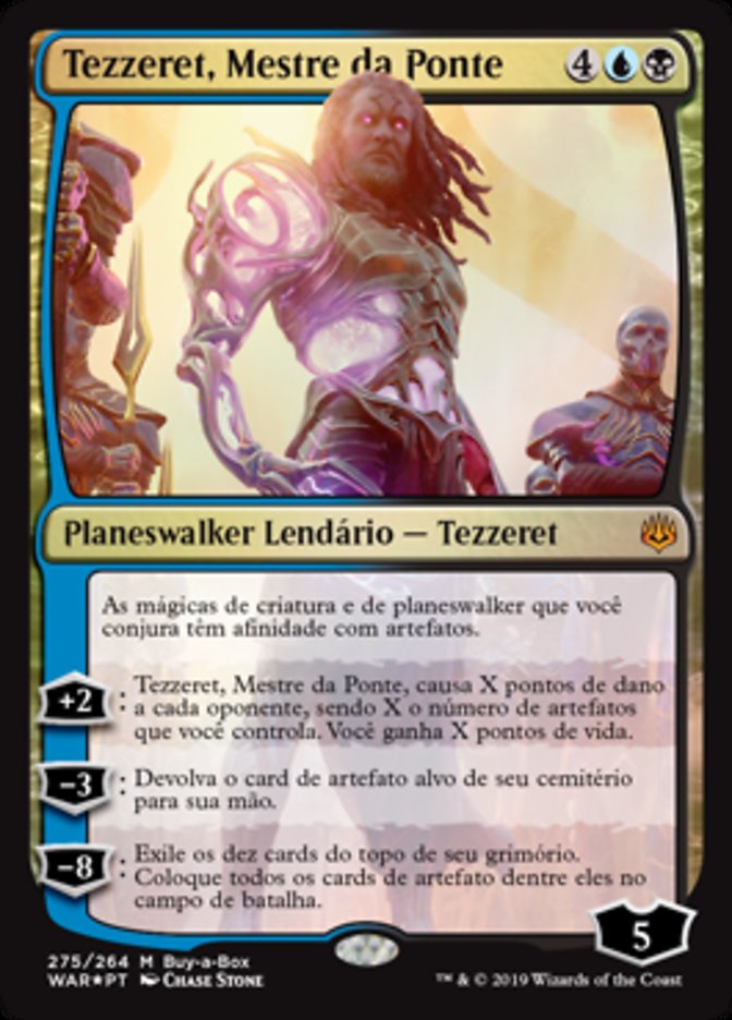 Tezzeret, Mestre da Ponte / Tezzeret, Master of the Bridge - Magic: The Gathering - MoxLand