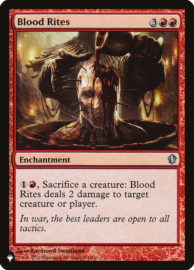 Ritos de Sangue / Blood Rites - Magic: The Gathering - MoxLand