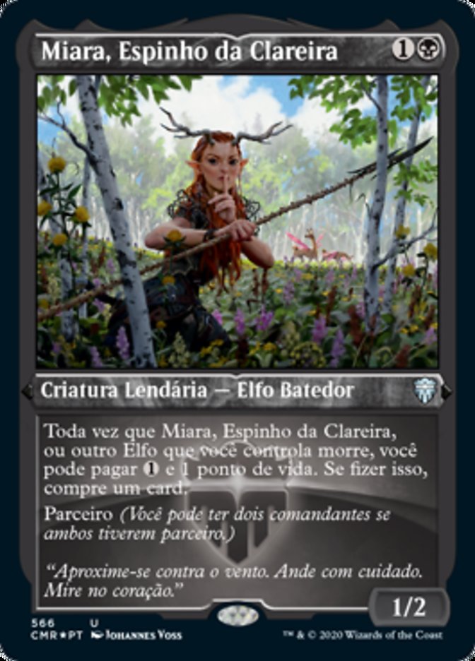 Miara, Espinho da Clareira / Miara, Thorn of the Glade - Magic: The Gathering - MoxLand