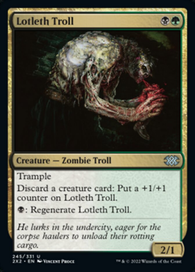 Trol Lotleth / Lotleth Troll - Magic: The Gathering - MoxLand