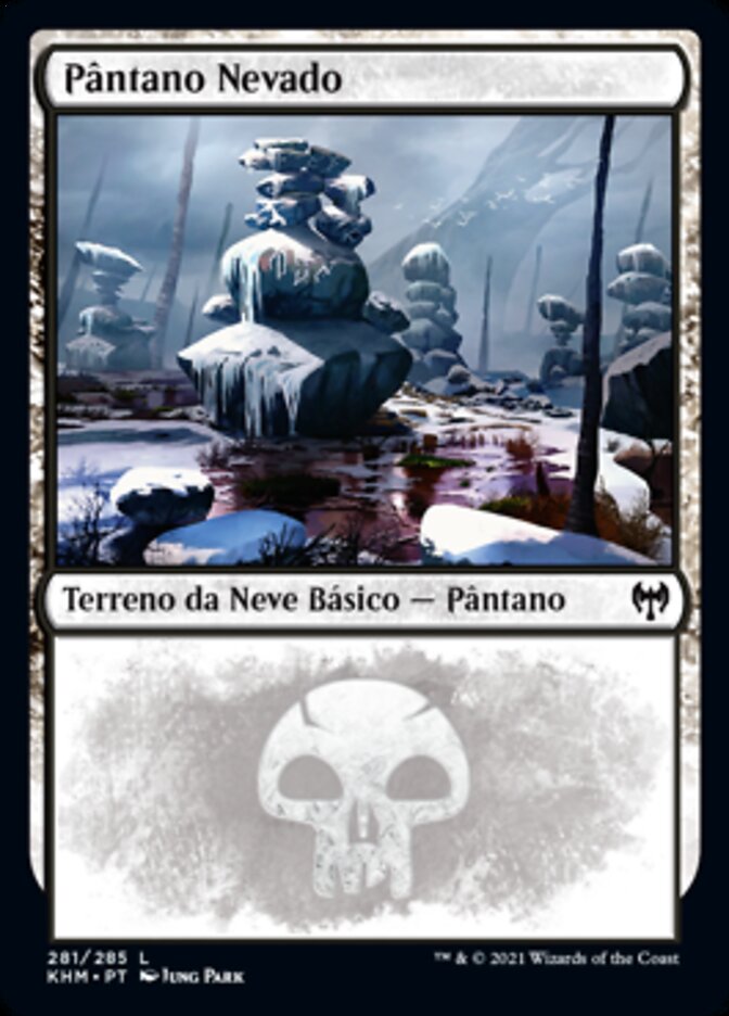 Pântano Nevado / Snow-Covered Swamp - Magic: The Gathering - MoxLand