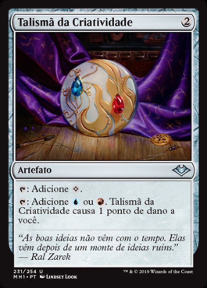 Talismã da Criatividade / Talisman of Creativity - Magic: The Gathering - MoxLand