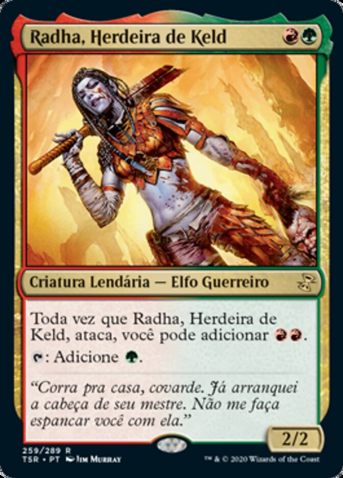 Radha, Herdeira de Keld / Radha, Heir to Keld - Magic: The Gathering - MoxLand