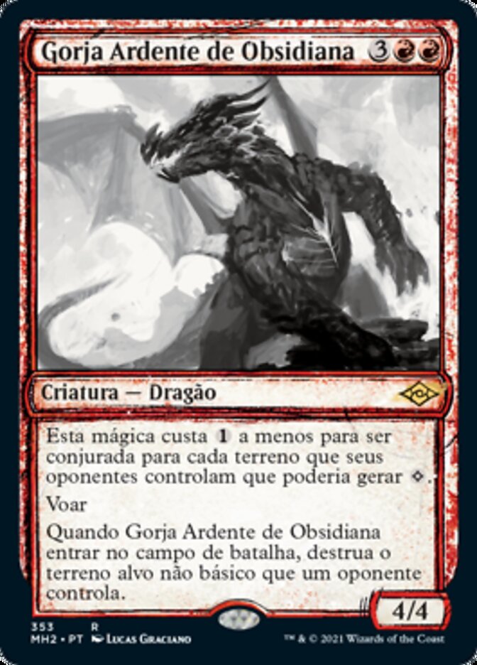 Gorja Ardente de Obsidiana / Obsidian Charmaw - Magic: The Gathering - MoxLand