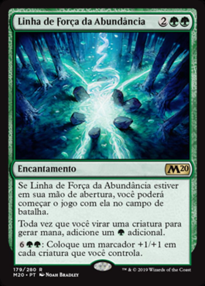 Linha de Força da Abundância / Leyline of Abundance - Magic: The Gathering - MoxLand