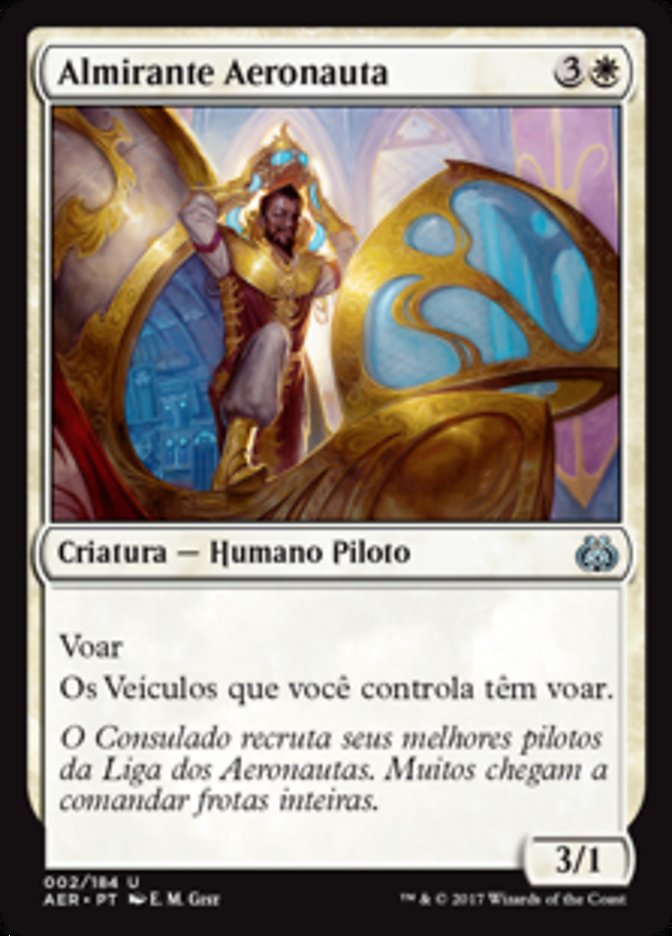 Almirante Aeronauta / Aeronaut Admiral - Magic: The Gathering - MoxLand