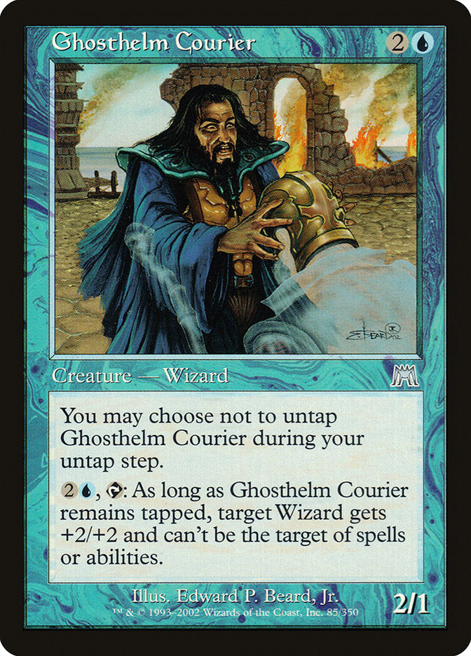 Mensageiro do Elmo Fantasmal / Ghosthelm Courier - Magic: The Gathering - MoxLand