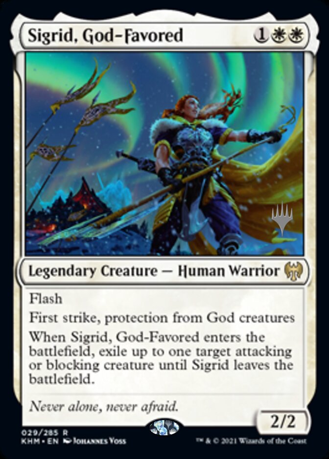 Sigrid, Favorecida pelos Deuses / Sigrid, God-Favored - Magic: The Gathering - MoxLand