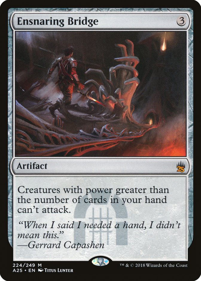 Ponte Traicoeira / Ensnaring Bridge - Magic: The Gathering - MoxLand