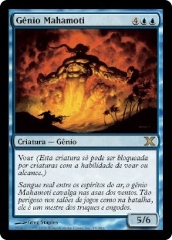 Gênio Mahamoti / Mahamoti Djinn - Magic: The Gathering - MoxLand