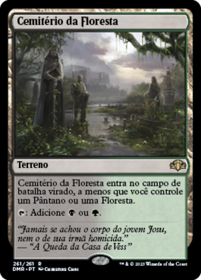 Cemitério da Floresta / Woodland Cemetery - Magic: The Gathering - MoxLand