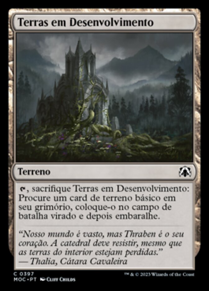 Terras em Desenvolvimento / Evolving Wilds - Magic: The Gathering - MoxLand