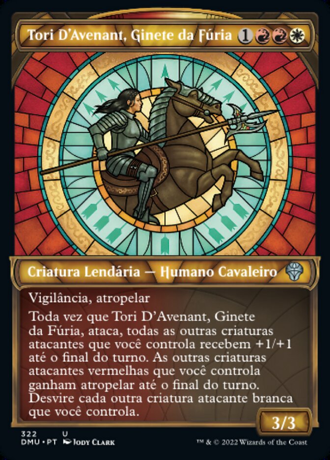 Tori D'Avenant, Ginete da Fúria / Tori D'Avenant, Fury Rider - Magic: The Gathering - MoxLand