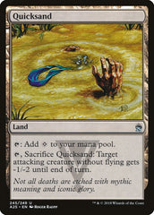 Areia Movediça / Quicksand - Magic: The Gathering - MoxLand