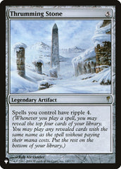 Pedra Sibilante / Thrumming Stone - Magic: The Gathering - MoxLand