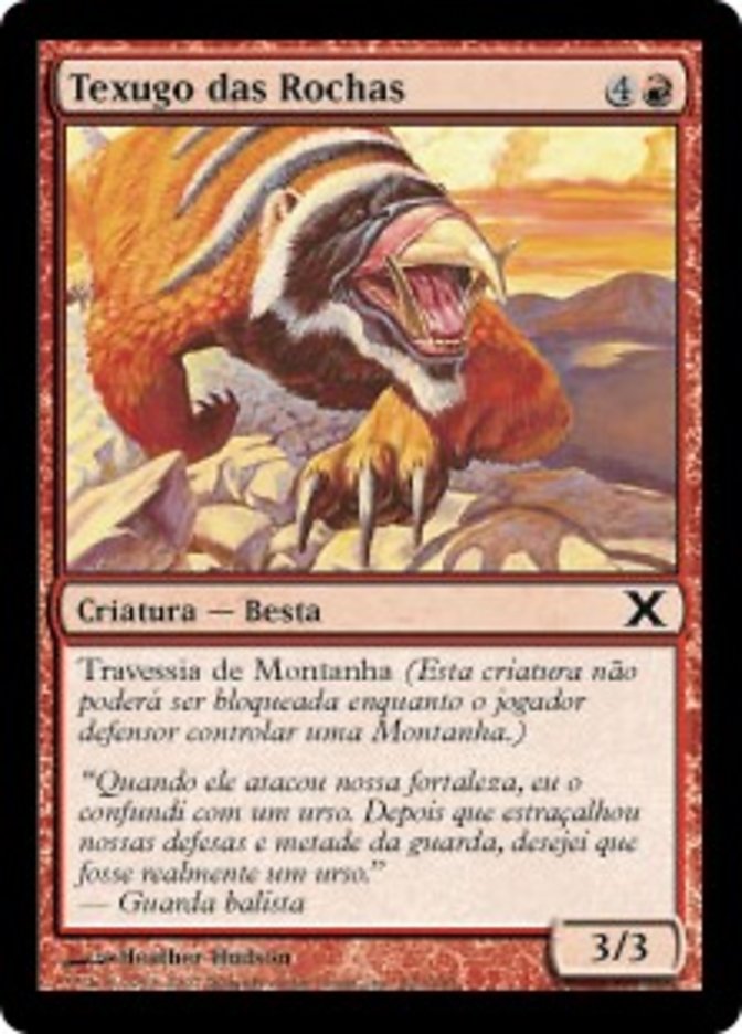 Texugo das Rochas / Rock Badger - Magic: The Gathering - MoxLand