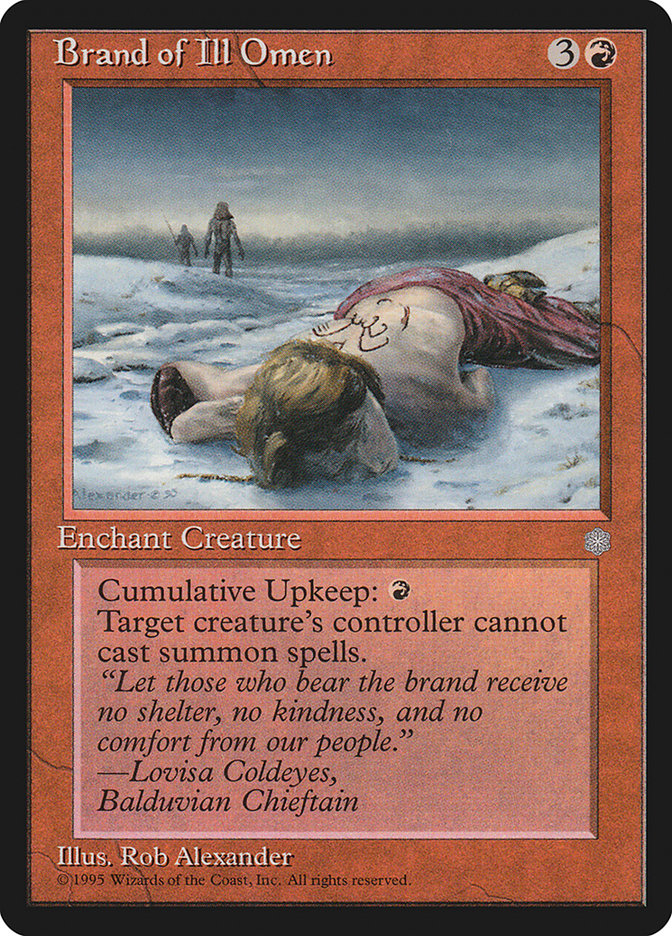 Estigma do Infortúnio / Brand of Ill Omen - Magic: The Gathering - MoxLand