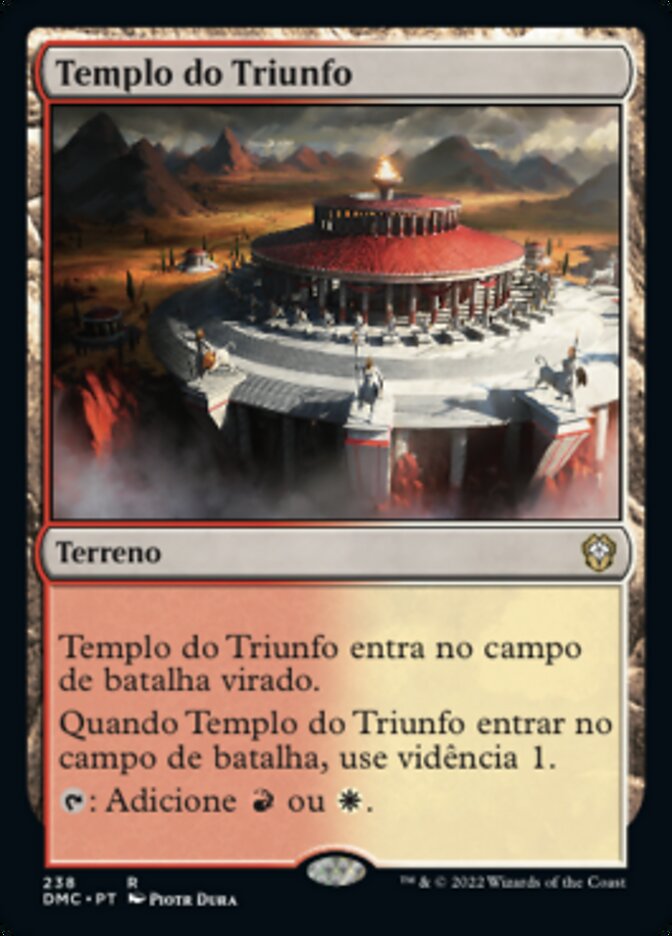 Templo do Triunfo / Temple of Triumph - Magic: The Gathering - MoxLand